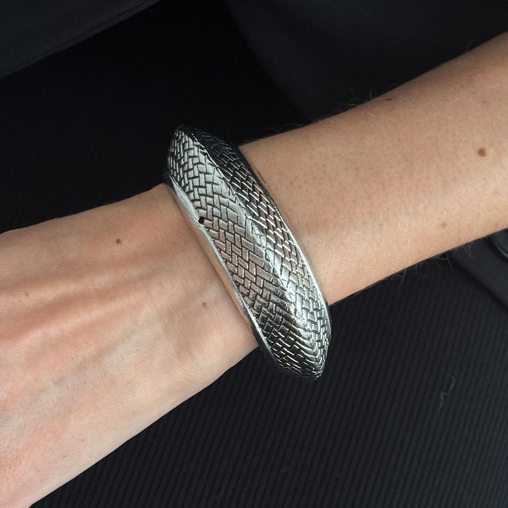 SHIXIN Punk Geometrisch Schlangenhaft Weit Öffnend Armreif Armband Damen Übertrieben Stapelbar Schlangenmanschette Federarmband Party Schmuck