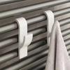 2PCS Bathroom Shower Towel Holder Hanger Heated Radiator Rail Hooks Clips Storage Racks Clothes Scarf Hanger Hooks