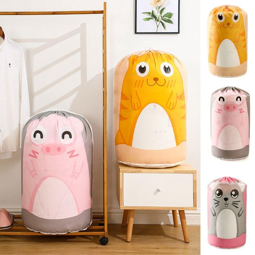 

Сумка для хранения PEVA Drawstring, утолщенная сумка для упаковки одежды, сумка для хранения одеял с начесом, для дома