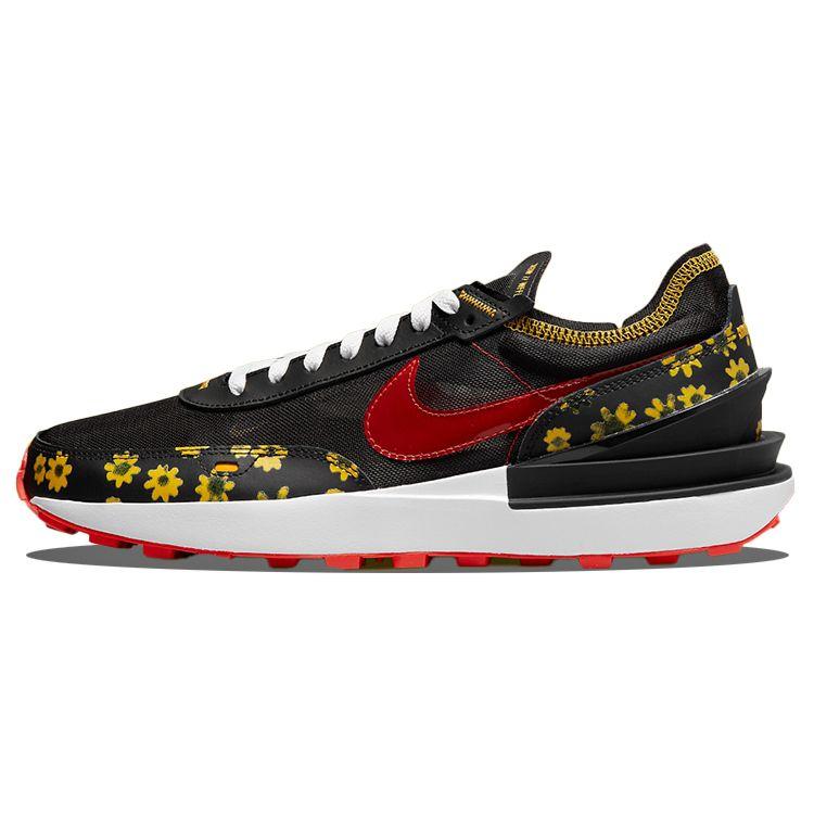 

Nike Waffle One Sunflower Men Sneakers Black Vivid-Sulfur White DQ7637-001 44.5