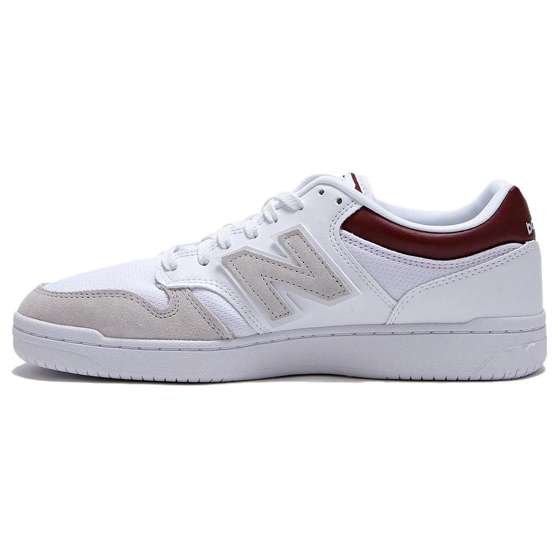 

new New Balance 480 White Classic Crimson 36