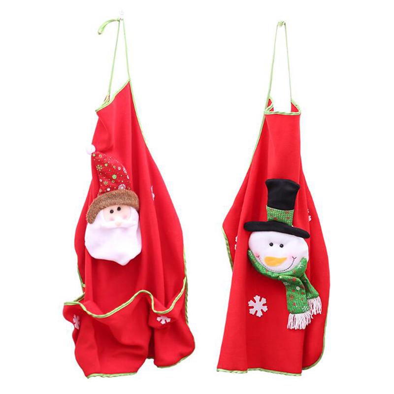 Fashion Old Man Christmas Decoration Apron