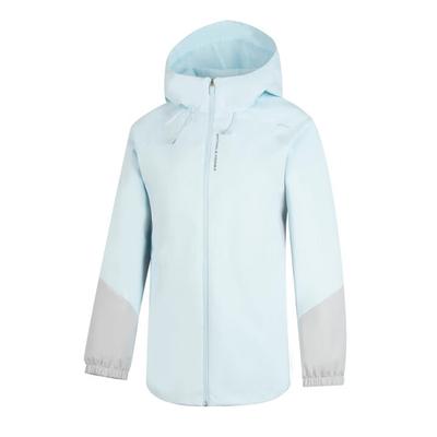 Li Ning Fitness Series Running Series Windproof Breathable Loose Sports Jacket Unisex Jacket Light-Sky-Blue Quiet-Gray AFDV060-9
