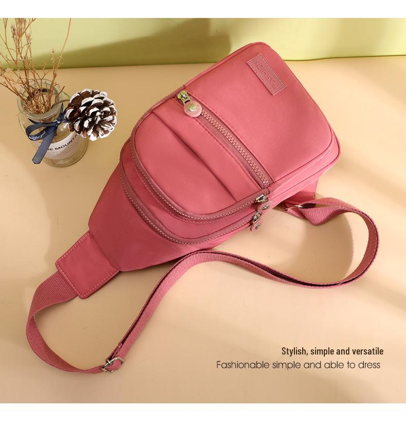 Dámská trendy cestovní taška přes hruď: Všestranná tištěná crossbody pro sport a volný čas