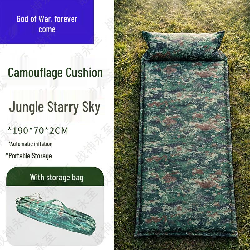 Self-Inflating Camouflage Camping Mattress
