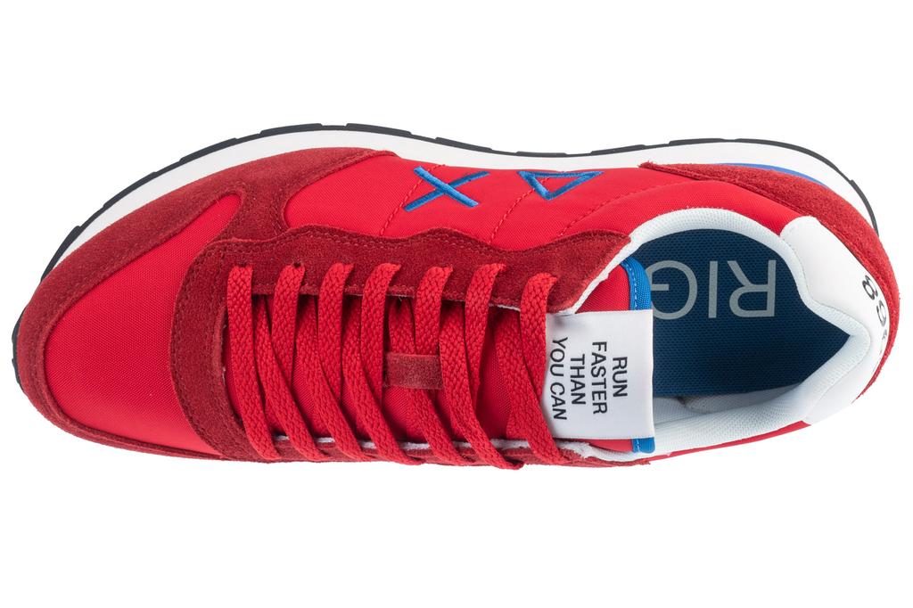 SUN68 Tom Solid, Mens Red Sneakers