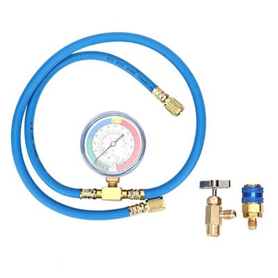 R134A  Instrument Table for Car Recharge Measuring Hose Can Tap Gauge Refrigerant Charging Pipe