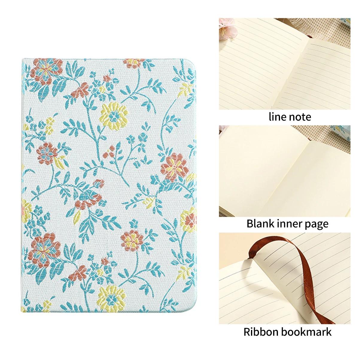 

A6 Embossed Floral Journal Notebook Thick Daolin Paper for Office Workers Task Planning Agenda Organizer Office Stationery A6