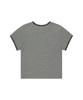MAHAGRID Basic Logo Stripe Ringer Tee Gray(Mg2Gmmt528A)