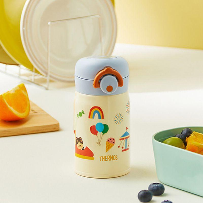 THERMOS [Thermos] One-Touch Tumbler My Design Bottle 3 JNR-252K (250ml) Basic Sticker Included