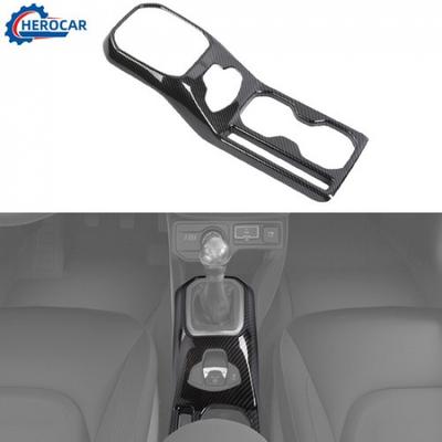 Carbon Fiber Console Gear Shift Cup Panel Decor Cover Trim For Jeep Renegade 18+