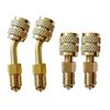 R410 Refrigerant Brass Adapter Rustproof Corrosion Resistant Universal Reverse Thread