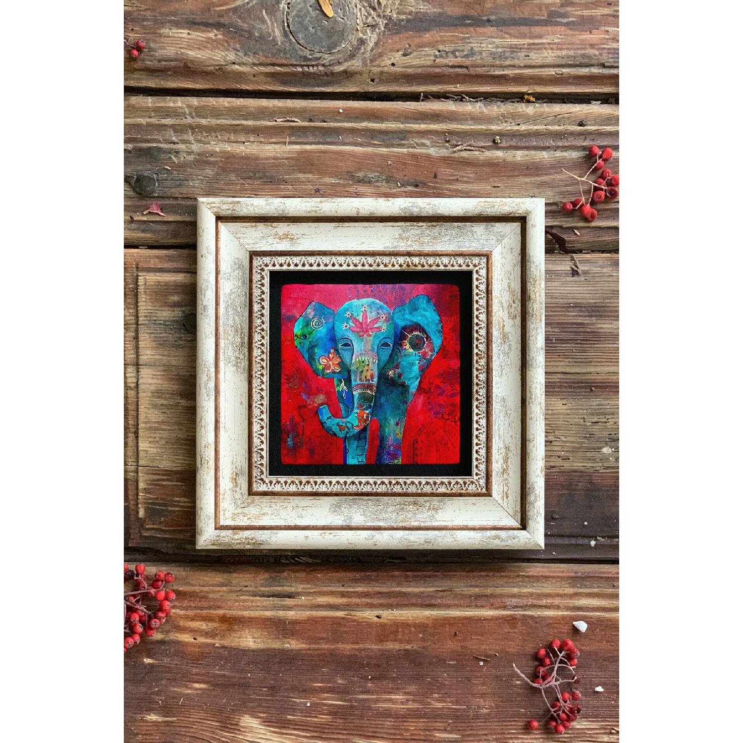 

Обрамленное оформление каменной стены крася слона 20км кс 20км/слона 20 x 20