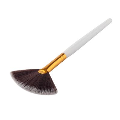 1Pc Fan Brush Portable Slim  Makeup Brush WH