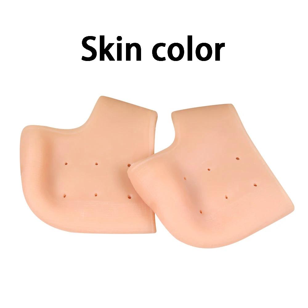 Silicone Heel Protectors Gel Heel Cups & Cushion Inserts Cushioned Sole Cups for Plantar Fasciitis for Cracked Footbed Relief