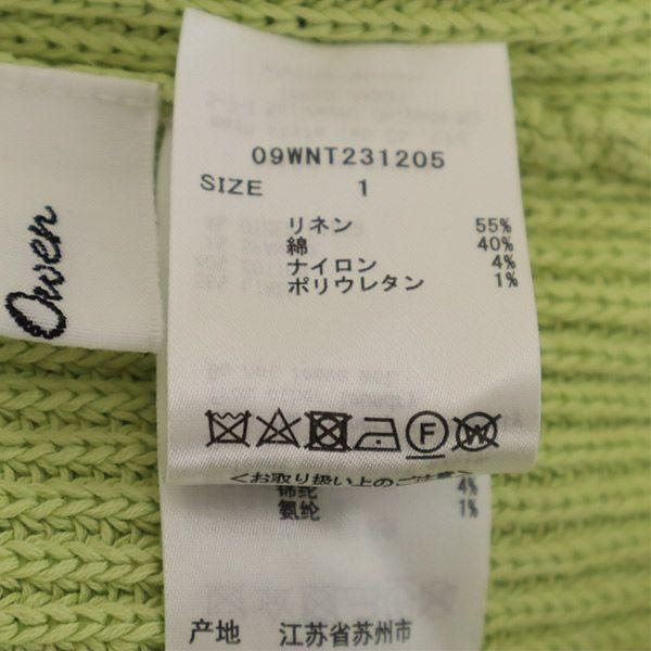 Mila Owen Five-quarter sleeve Linen blend puff sleeve knit pullover knit Women Used