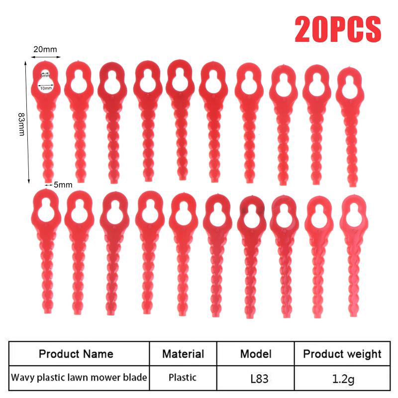 Simple Snap-On Plastic Head Grass Trimmer Cutter Head Replacement Blades For Parkside PRTA 20-LiA1 LIDL IAN 311046 91099406