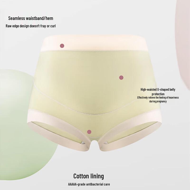 LANGSHA High-Waist Seamless Maternity Underwear