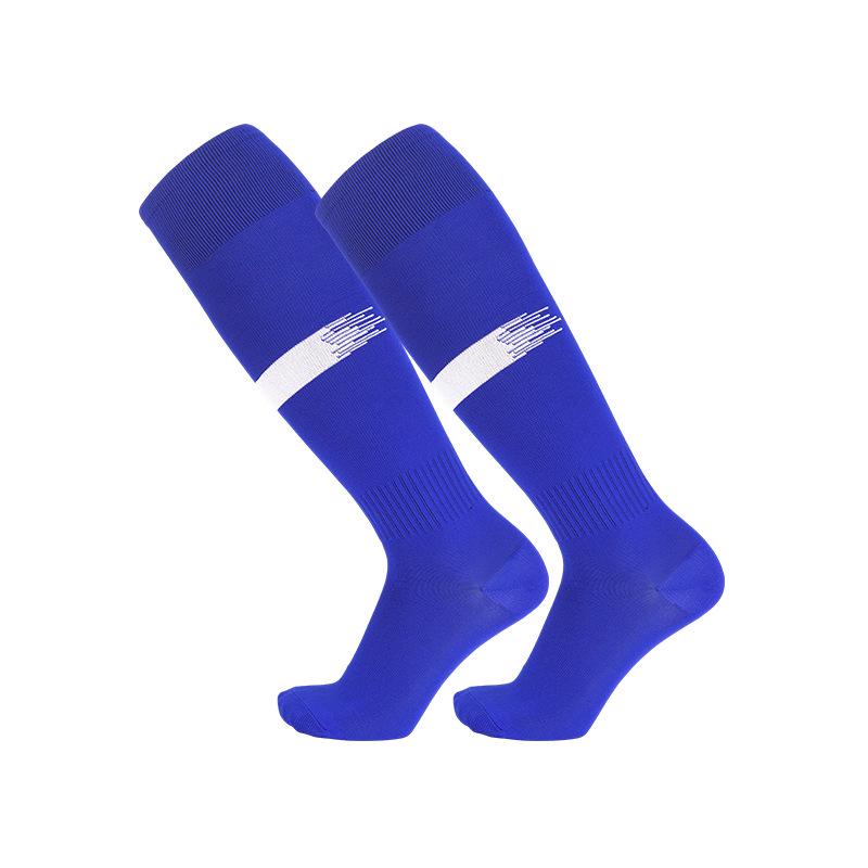 Breathable Striped Football Socks: Spring/Summer, Over-Knee, Sweat-Absorbent, Adult & Kids Training & Casual Wear