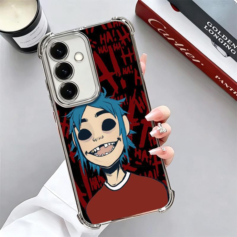 G-Gorillaz Anime Soft Phone Case For Samsung A17 A27 A07 A37 A57 A16 A56 A15 A55 A14 A54 A13 A53 A26 A36 A25 A35 A24 A34 A23 A33