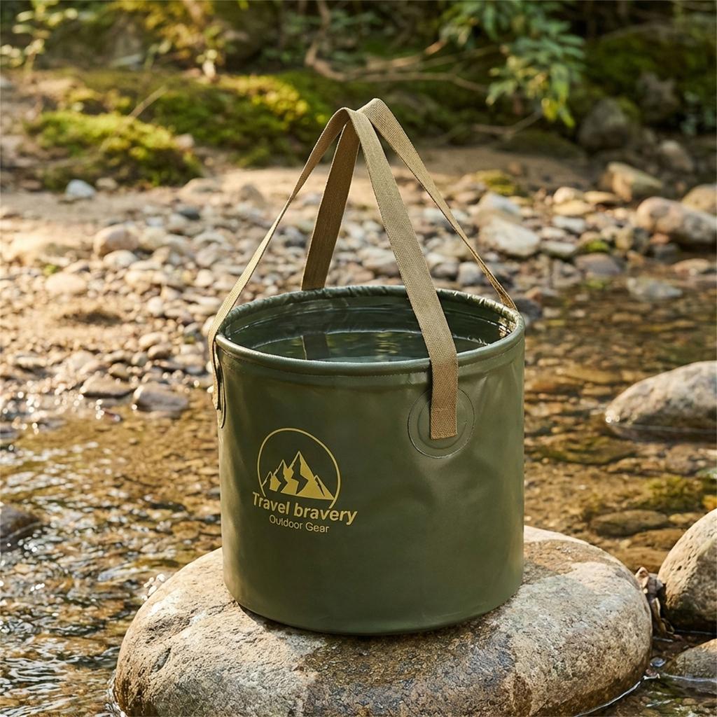 Collapsible Water Bucket Large Capacity Portable Storage For Camping Car Emergency Use