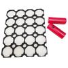 20 Pcs 32650 2x Battery Holder Bracket Cell Safety Anti Vibration Plastic Brackets for 32650 Batteries Replacement