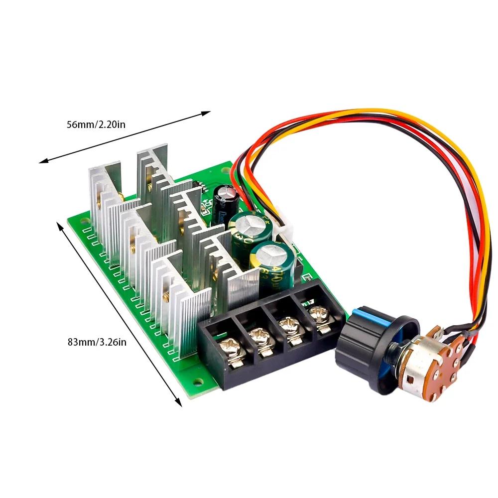 DC 9-55V 40A 2000W PWM Regulador de Velocidad para Motor/Bomba DC de Alta Potencia 9V 12V 24V 36V 48V