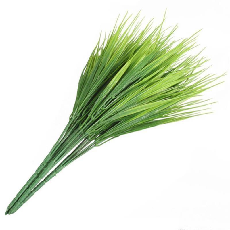 

5 ШТ. Искусственные растения Пластиковые ветки Зеленая трава Искусственные растения Ветки Листья Трава Цветочная композиция Свадебная вечеринка Домашний декор