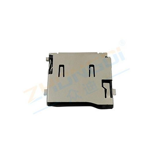 TF-002A-P 9-Pin Spring-loaded MicroSD Card (TF Card) Socket
