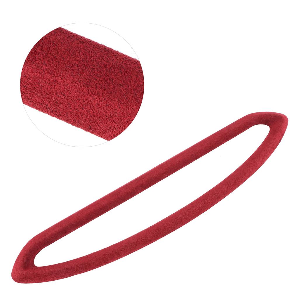 Central Console Air Outlet Frame Trim AC Vent Suede Cover Decor Fit for Subaru BRZ 2013‑2020Bright Red