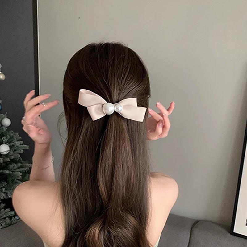 2Pcs  Bow Hair Clips For Women Vintage Bowknot Side Hairpin Cute Girls Barrettes Headdress Hair Accessories