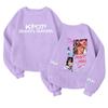 Children's Fashionable Lightweight Long-sleeved Round Neck Pullover With Pockets Printed Pullover