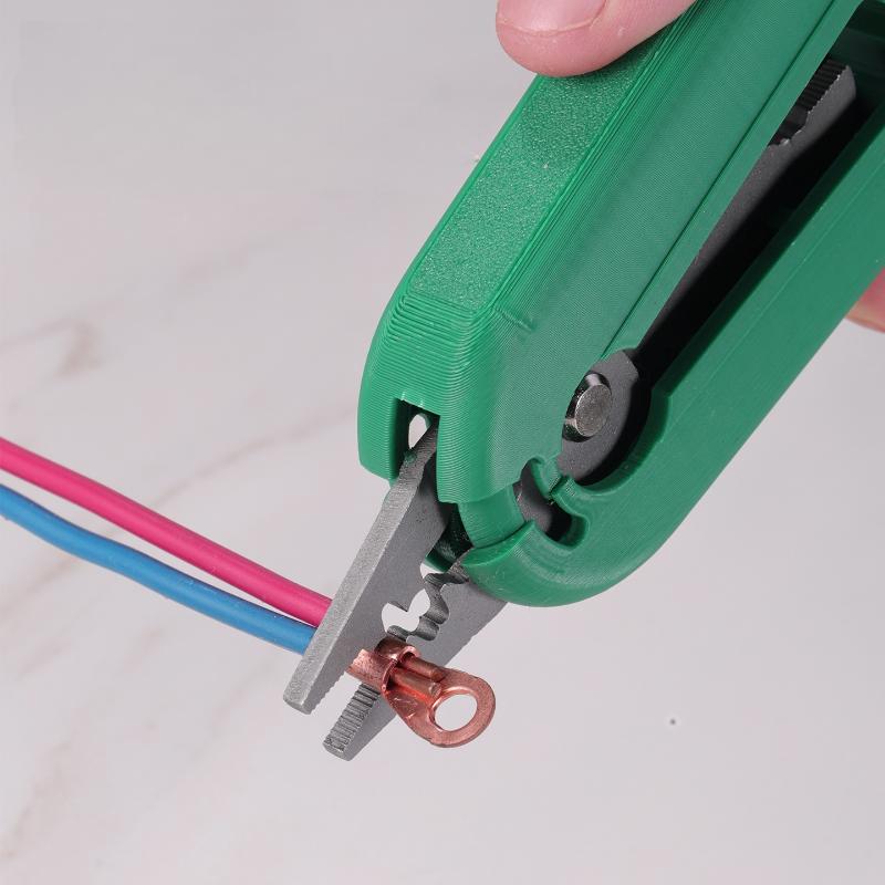 1Pcs Cable Cutter Crimper Tool Electrical Pliers Multi-Function Wire Stripper Electricians Cable Cutting Scissors Crimping Plier