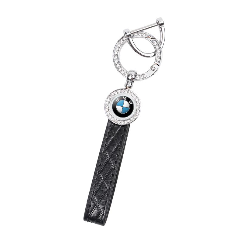 

Leather keychain Portable Keyring Car Key Accessories For BMW G01 G02 F22 F23 E46 E93 E39 G26 F01 F02 F06 G32 G20 G29 F30 F34 X2 чёрный