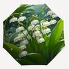 1PC Lily of the Valley Umbrella-8-Rib Reinforced Portable Folding Travel Suitable for All Seasons Outdoor Daily Use-G376
