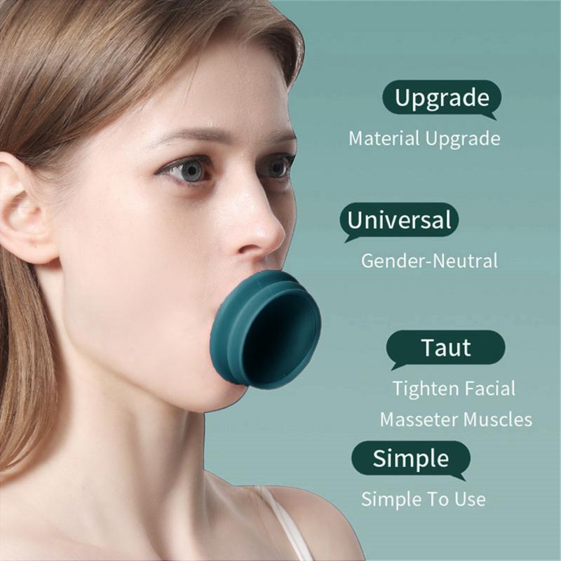 V Face Slimming Tool Facial Bite Lift Skin Firming Shape Lifting Jaw Trainer Massager Instrument Silicone Facial Muscle Trainer