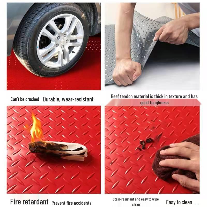 Extra dicke, rutschfeste, wasserdichte PVC-Bodenmatte von Oxford für Küche, Bad, Lager oder Werkstatt.