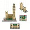 London Big Ben Micro Building Blocks Ornament, UK Famous Landmark Clock Tower Desktop Decor Collectible Gift