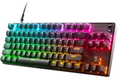 SteelSeries Apex 9 TKL JP Gaming Japanese Response Adjustable Actuation OptiPoint Optical High 64852 Black Keyboard, Tenkeyless, Wired, Layout, 0.2ms