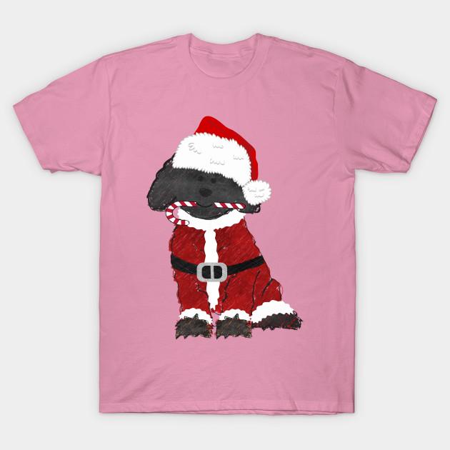 T Shirt Women Christmas Labradoodle Santa Claus Harajuku Print Kawaii Tshirt Summer Short Sleeve Female T-Shirt Top Tee
