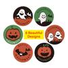 500pcs Halloween Sticker Pumpkin Ghost Bat Thank You Seal Sticker for Candy Bag Scrapbooking Gift Box Label Decoration