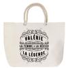 Beach Bag - PLANETEE - Valérie Goddess Legend - Cotton - Rope Handle - Printed In France