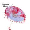 Chinese Japanese Art Tassel Decorative Umbrella Embroidery Flower Girl Umbrella  Wedding Decoration