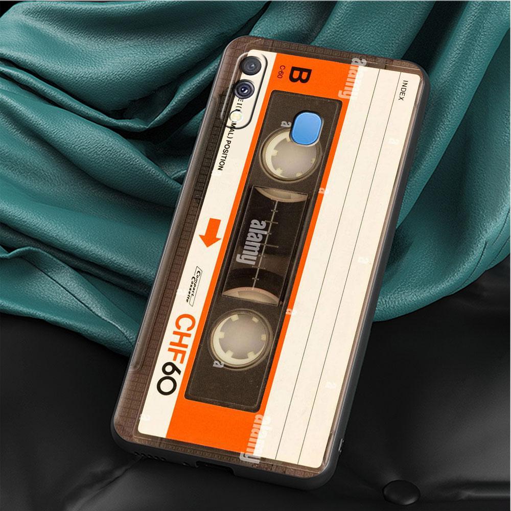 Hülle für Samsung Galaxy A50 A70 A30 A20s A20e A10 A40 A10s A10e M52 M51 M31 M30s M21 Telefonabdeckung Magnetische Radiobandkassette