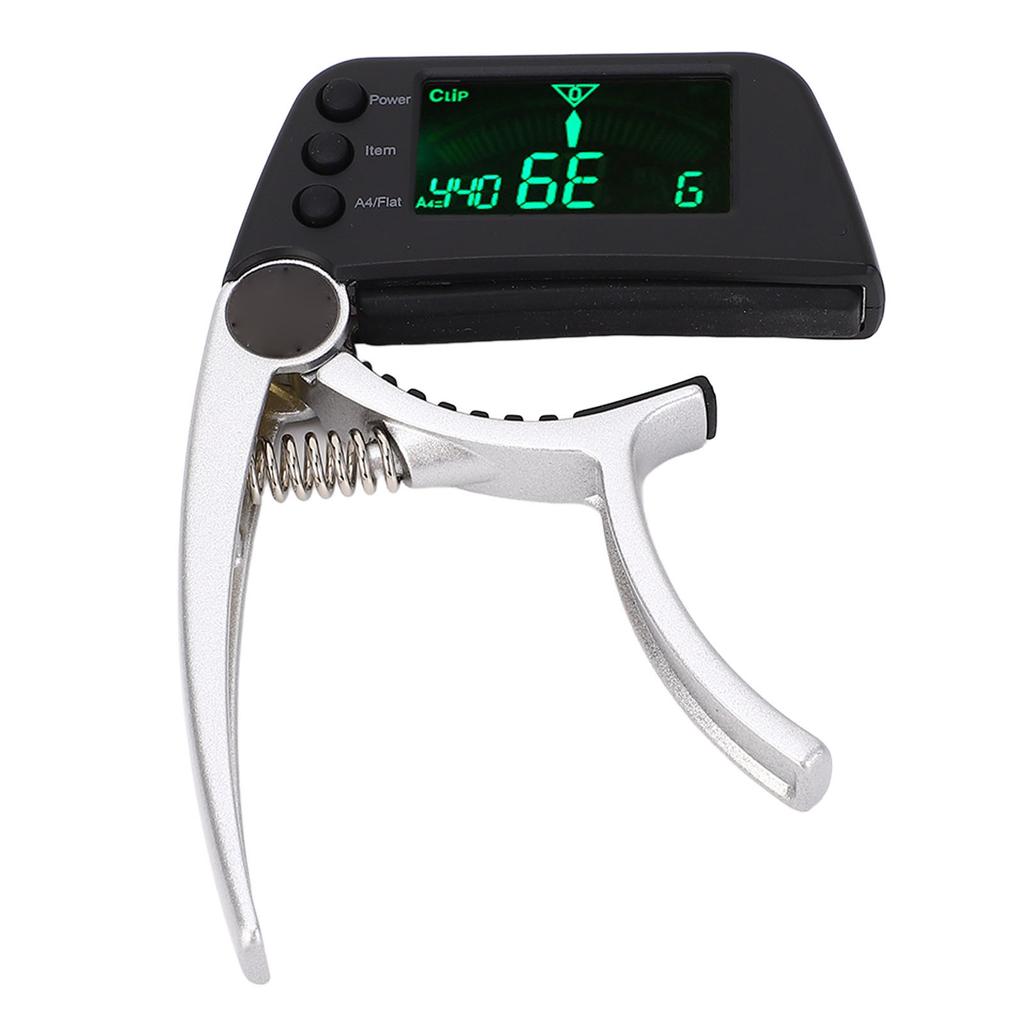 2 In 1 Guitar  Tuner LCD Display Digital Tuning  for Acoustic Electric Classical Guitars Uku
