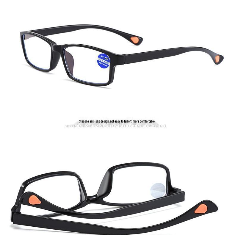 Anti-Blue Light HD Reading Glasses - Lightweight for Running, Men & Women, Ideal for Middle-Aged & Elderly