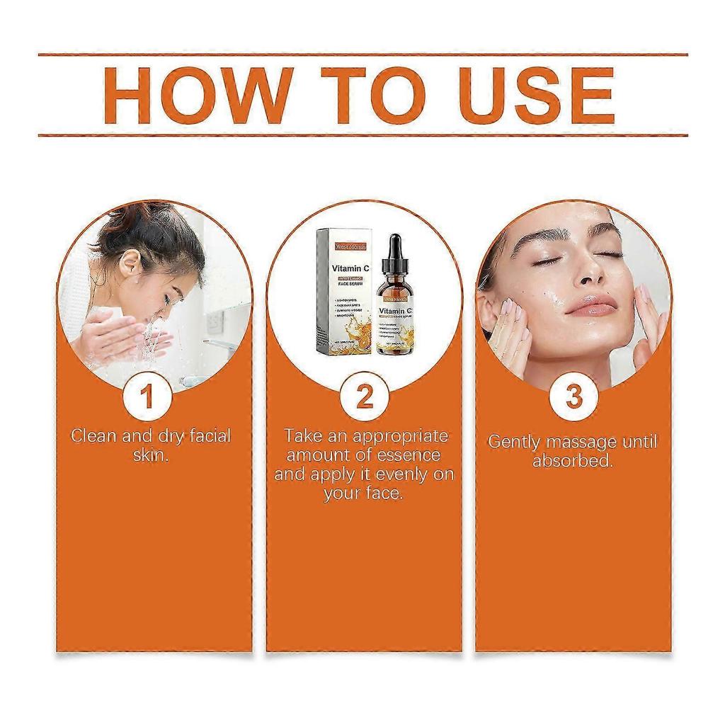 Vitamin C Face Serum - Brightening, Hydrating & Anti-Aging Essence for Radiant Skin - 30ml