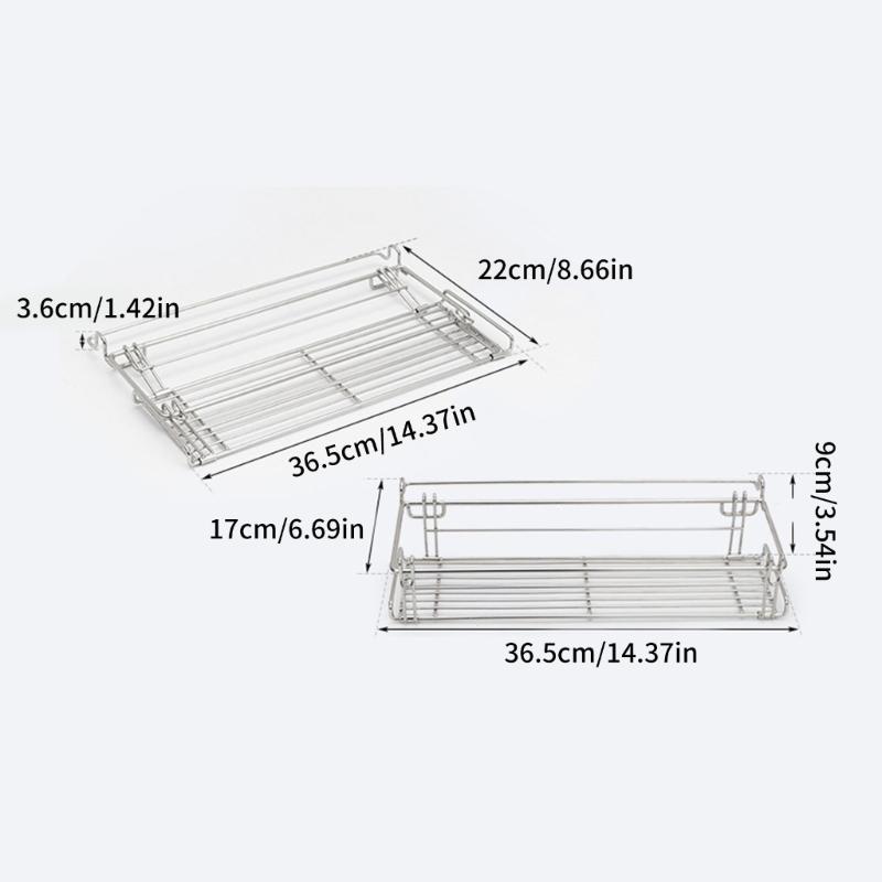 Desktop Side Expansion Rack Expandable Outdoor Rack Portables Camping Shelf for Camping Table Accessories