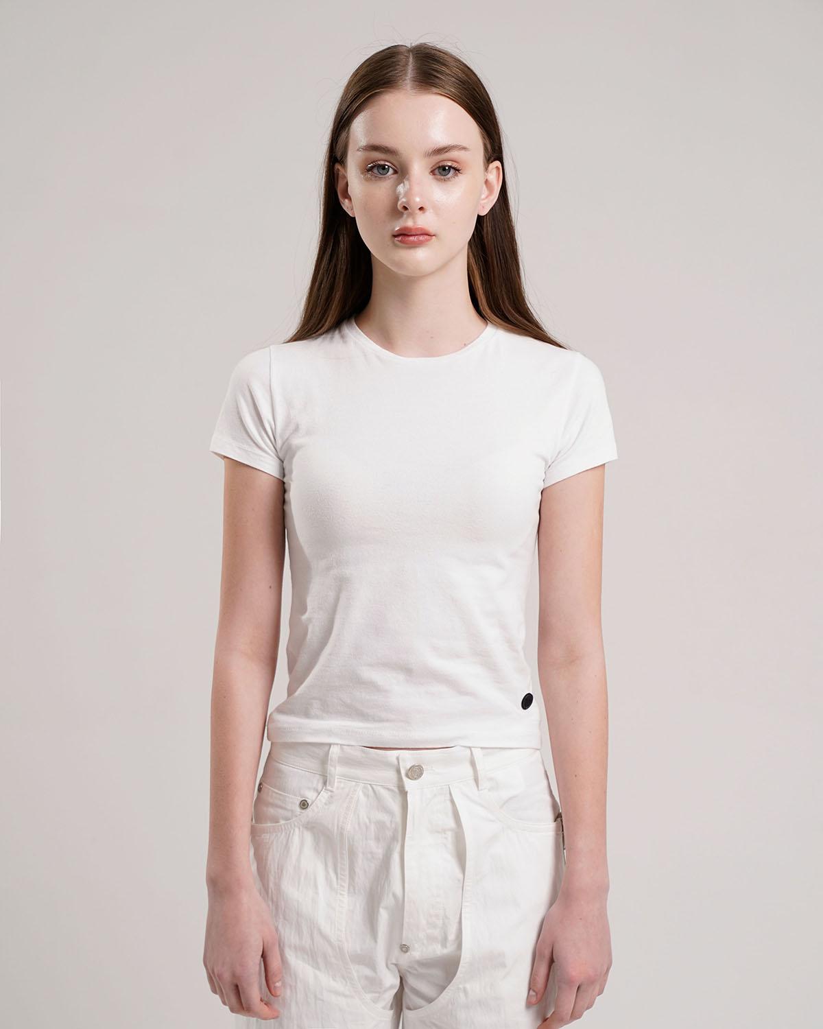 Tud Rubber Label Short Sleeve White