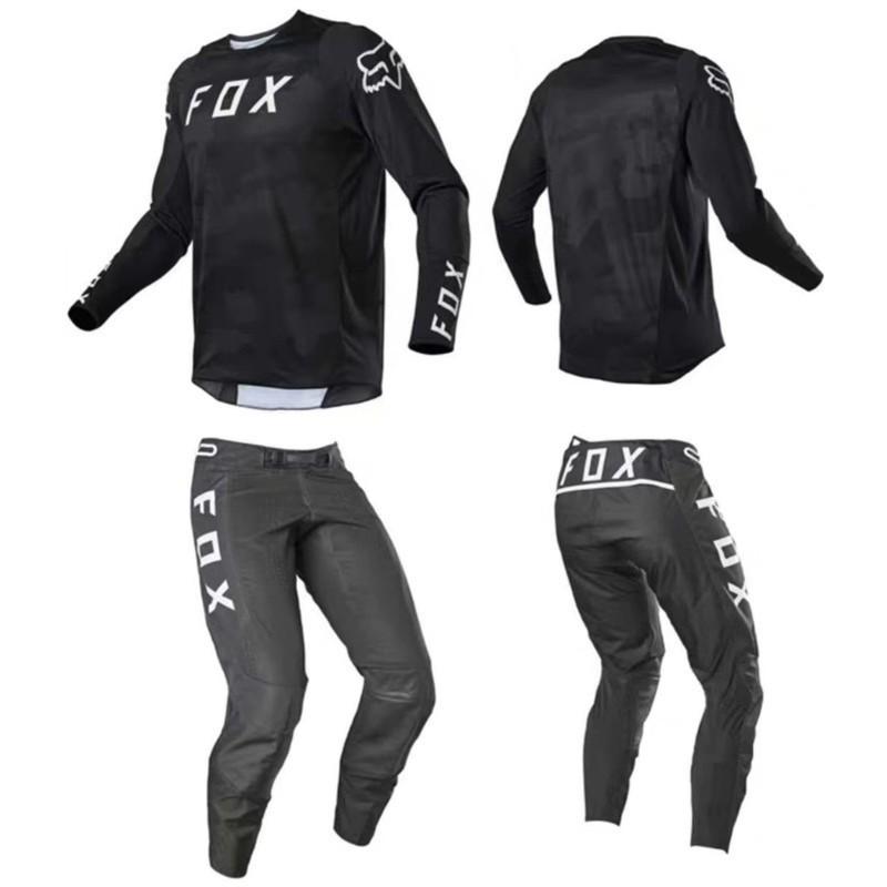 Schnelltrocknendes Radtrikot-Set Atmungsaktive Performance-Kleidung Mountainbike Downhill Racing Unisex
